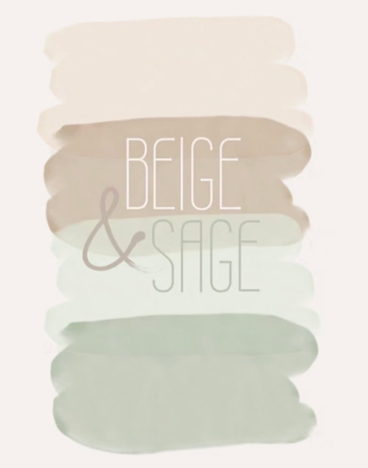 Beige & Sage