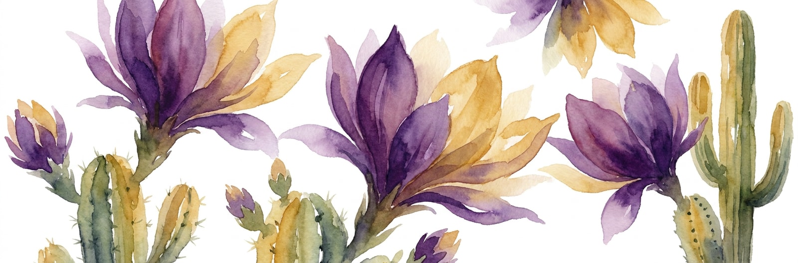 Arizona state flower illustration