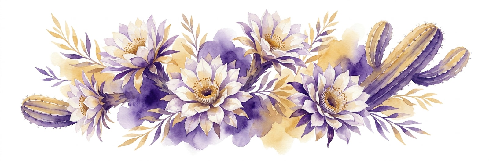 Arizona state flower illustration