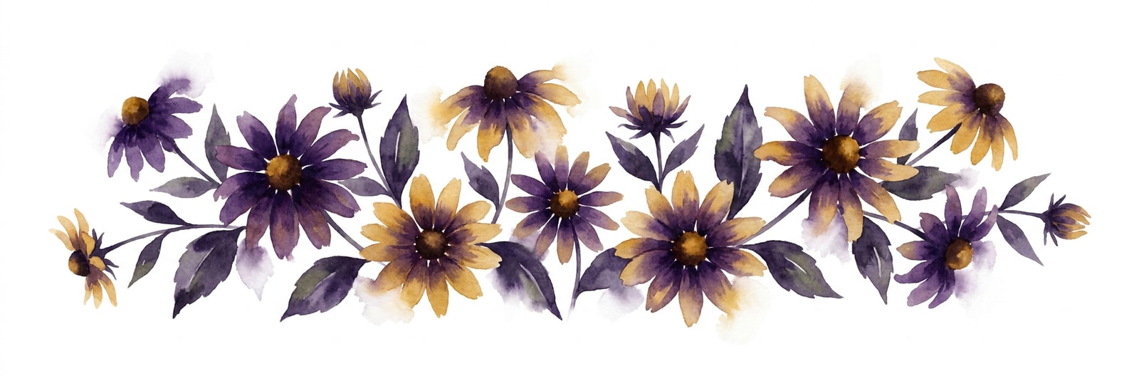 Maryland state flower illustration