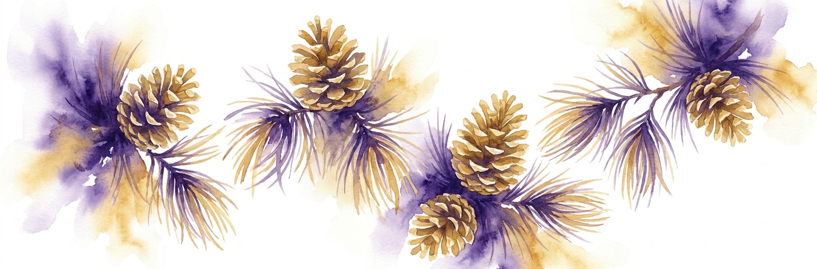 Maine state flower illustration