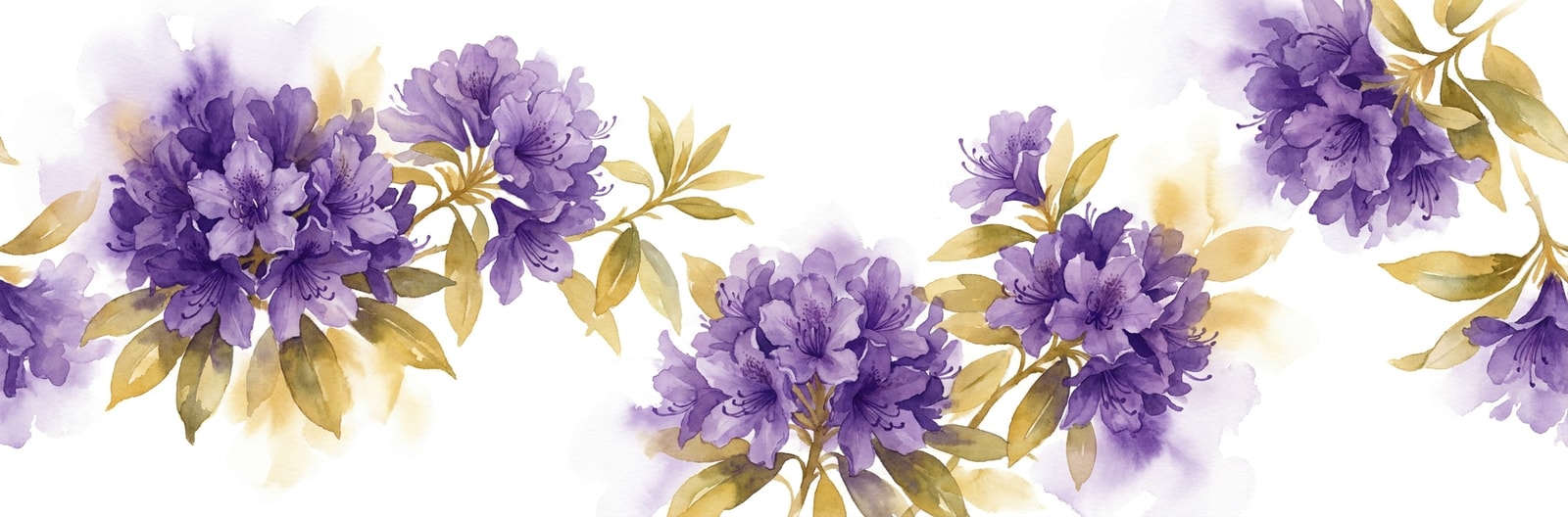 Washington state flower illustration